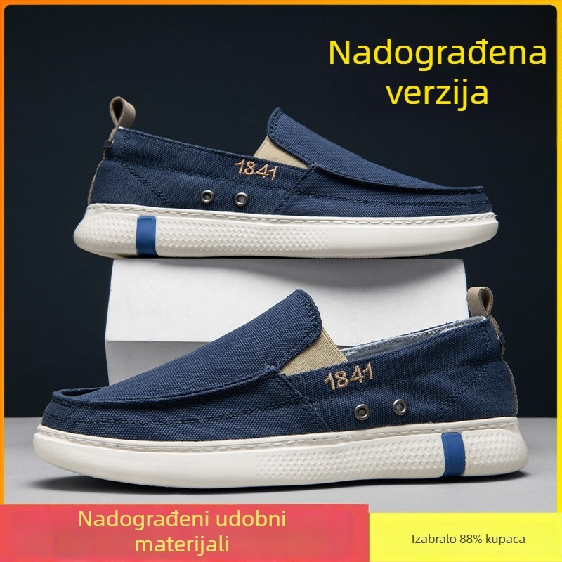 Muške prozračne slip-on mokasinke, lagane, udobne za svakodnevno nošenje