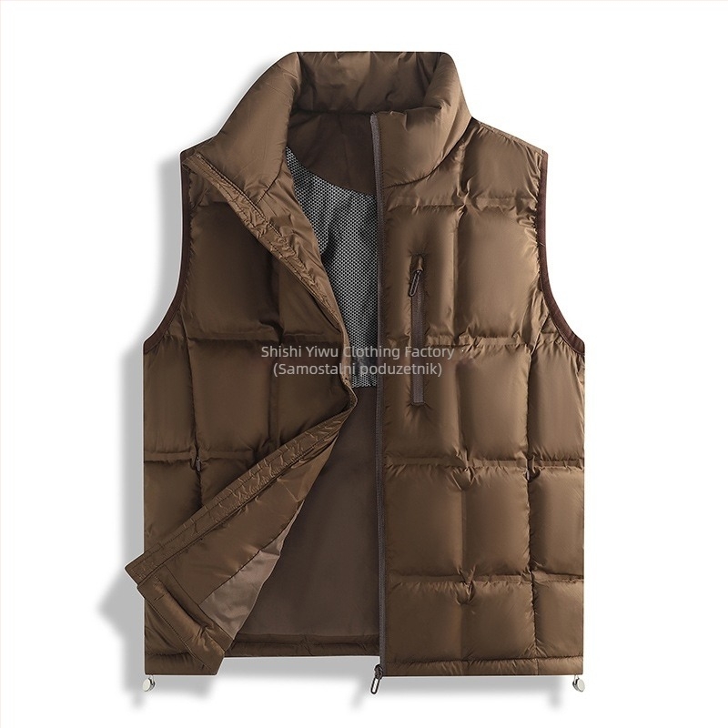 Gilet s grafenom, topao za muškarce, novi model 2026, visokokvalitetno toplo s stojećim ovratnikom, unisex, jesen-zima, plus veličina