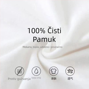 Majica s dugim rukavima od 100% pamuka s printom zalaska sunca na plaži, okrugli izrez, ležerni kroj, za muškarce