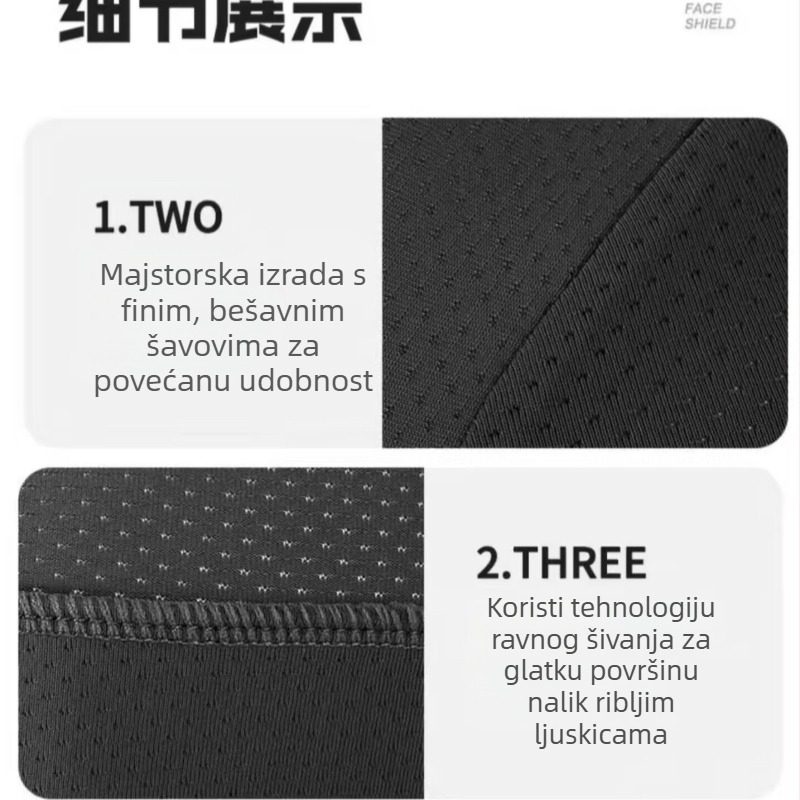 Kapuljača od ledenog svile, upija znoj – za trčanje i biciklizam, unisex, zaštita od sunca, brzo sušenje, unutarnja podstava kacige