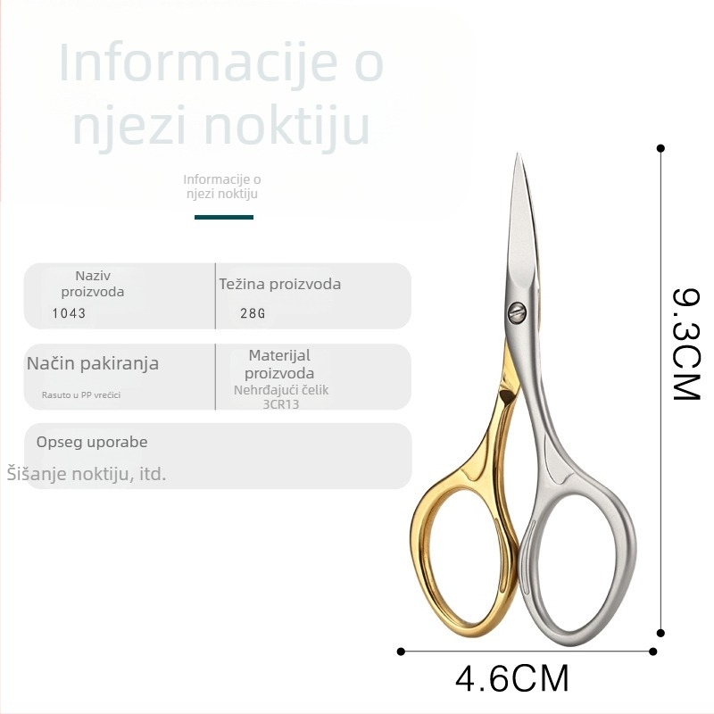 Kliešte za nokte od nehrđajućeg čelika za muškarce, oštri za nokte na rukama i nogama, prijenosni za kućnu upotrebu