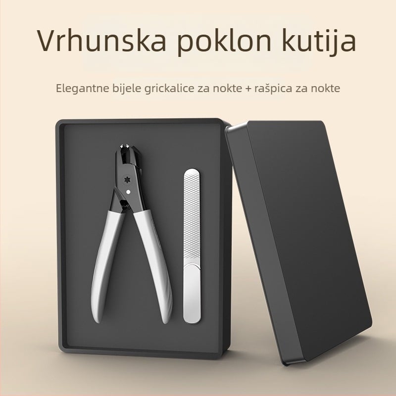 Novi pedikurni alat s velikim otvorom i kosim čeljustima, za kućnu upotrebu
