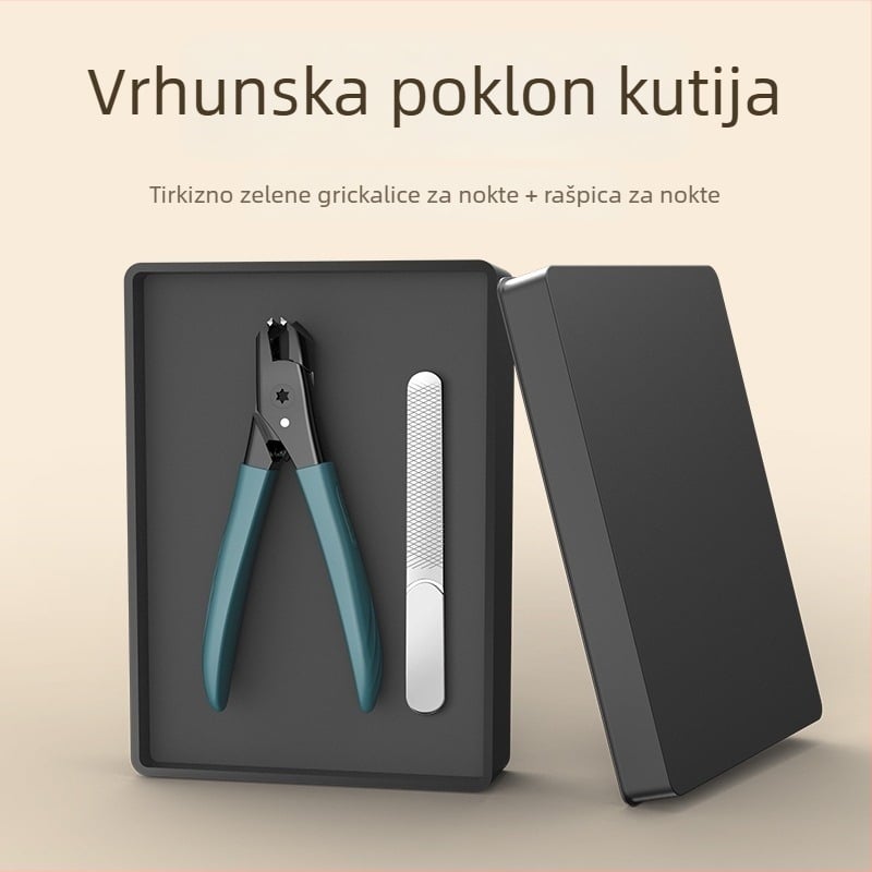 Novi pedikurni alat s velikim otvorom i kosim čeljustima, za kućnu upotrebu