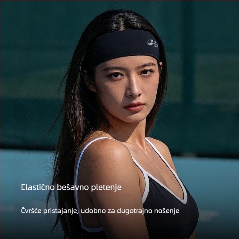 Gaolejie sportska traka za kosu, unisex, upija znoj, brzo se suši, za trčanje, jogu i tenis, visoka elastičnost
