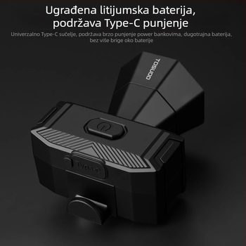 Tosuod Napajani Crni Vodootporni Zvon za Cestovni Bicikl s Kreativnim Dizajnom