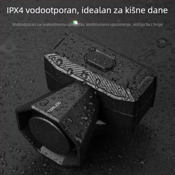 Tosuod Napajani Crni Vodootporni Zvon za Cestovni Bicikl s Kreativnim Dizajnom