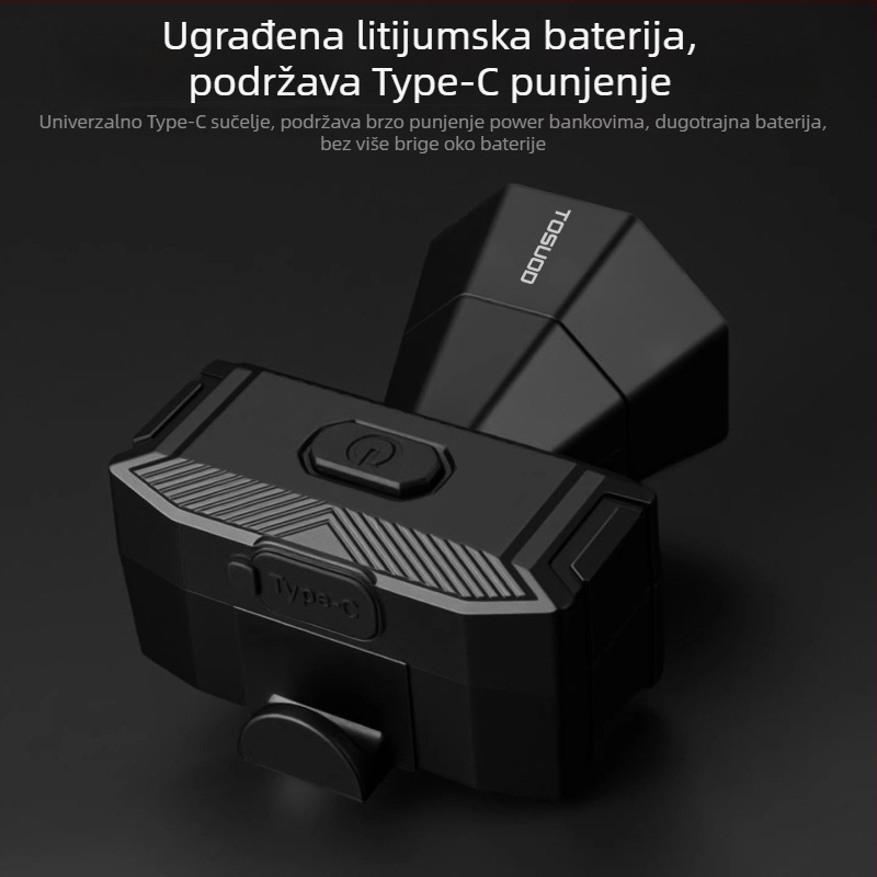 Tosuod Napajani Crni Vodootporni Zvon za Cestovni Bicikl s Kreativnim Dizajnom