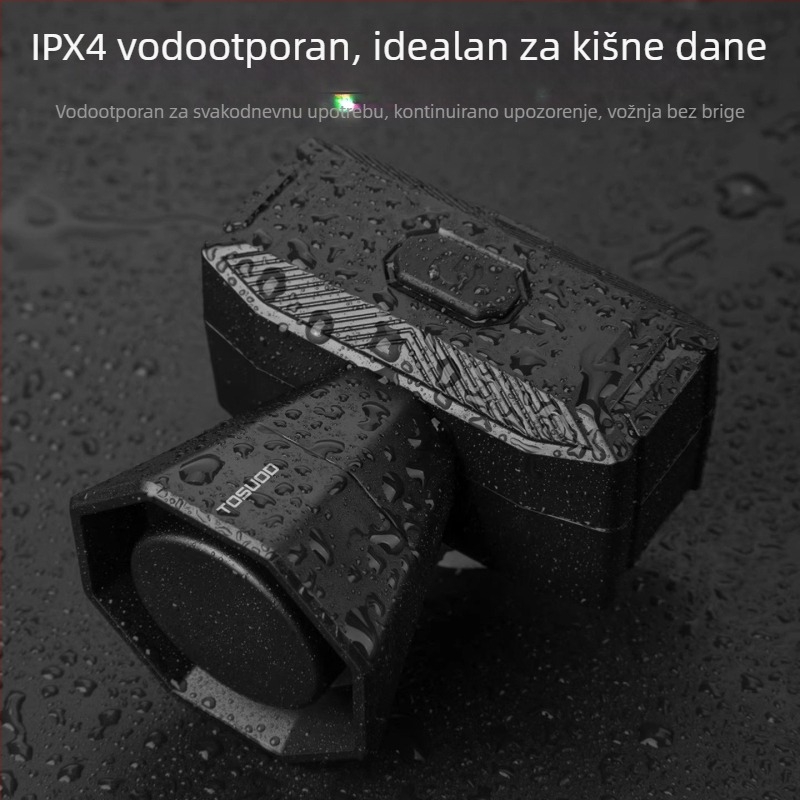 Tosuod Napajani Crni Vodootporni Zvon za Cestovni Bicikl s Kreativnim Dizajnom
