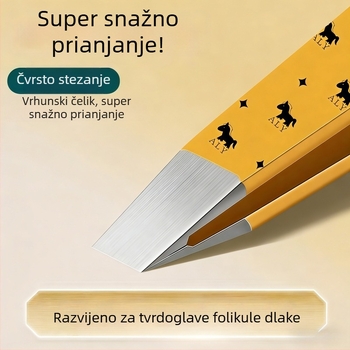 Set pinceta za obrve od nehrđajućeg čelika – precizan kozmetički alat