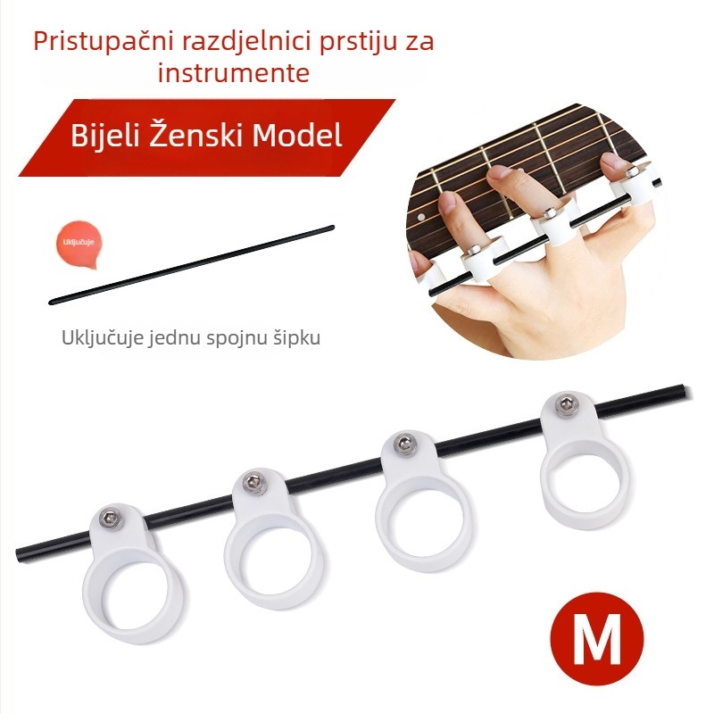 Univerzalni proširivač prstiju za glazbene instrumente – alat za otvaranje prstiju za gitaru, podijeljivač prstiju za klavir, dodatak