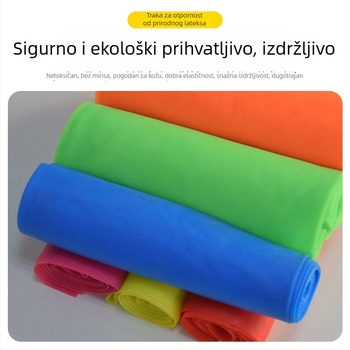 TPE joga otporni set – napinjajuća traka, elastična traka, rastezljiva traka, snaga trening konopac, joga ploča