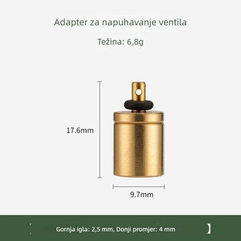 Mesing ventili za plinski cilindar i adapter za napuhavanje – pribor za kamp-kuhinje