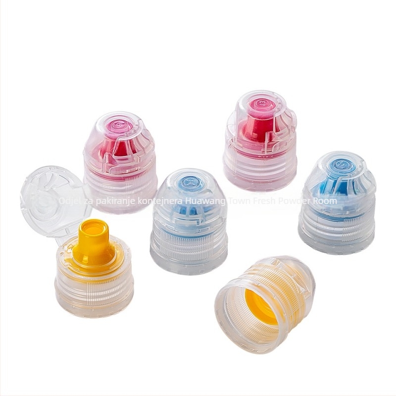 28 mm plastični push-pull poklopac sa silikonovim ventilom, razne boje