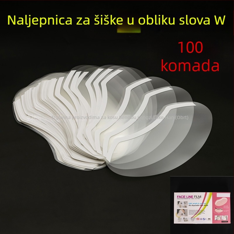 Jednokratna zaštita za lice i čelo za frizerski salon