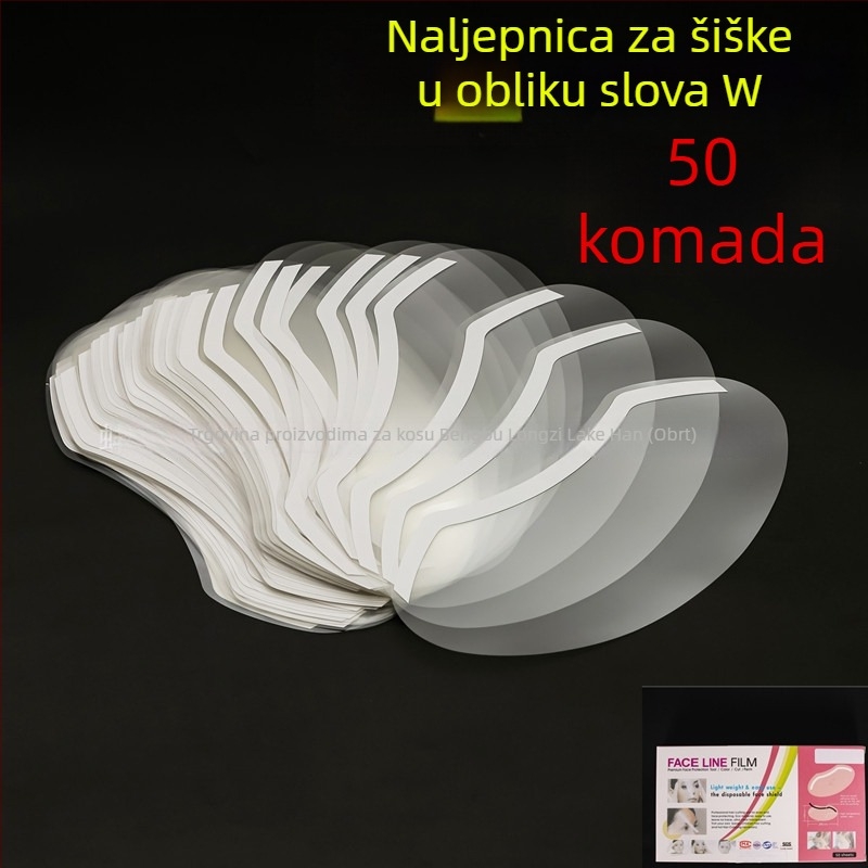 Jednokratna zaštita za lice i čelo za frizerski salon