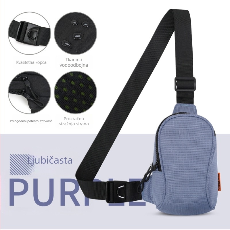 Yinglang Nova mala unisex torbica za prsa – lagana crossbody torba za putovanja