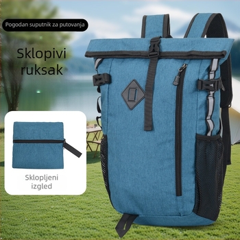 Ancient Lion platneni ruksak, ultra lagan, sklopivi, 20–35 L, unisex, gradski kampus stil, za 10-inčni prijenosnik