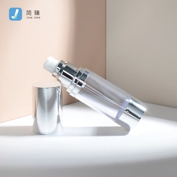 15–50 ml vakuumska bočica za doziranje losiona, elektroplatinirano prozirno ravno okruglo boca s finim raspršivanjem za toner i esenciju