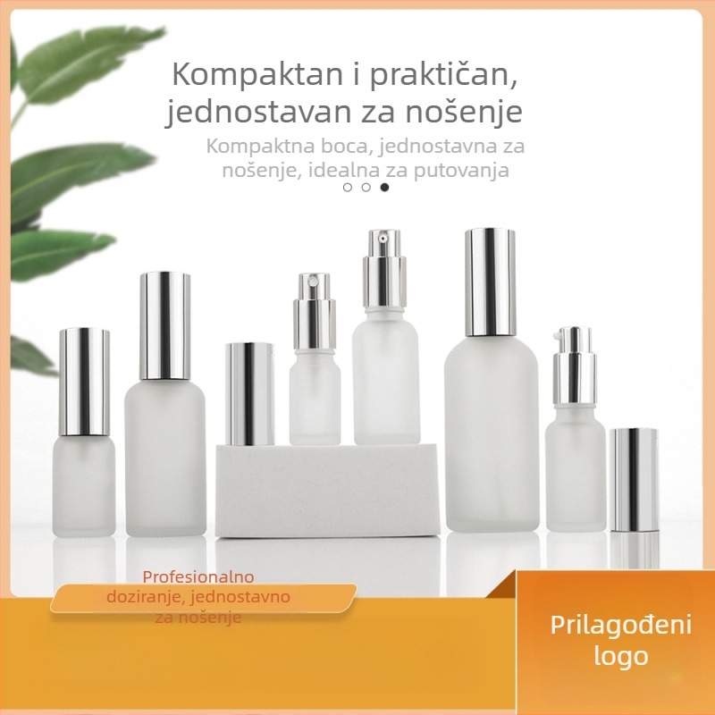 Mat staklena bočica za eterična ulja, 5–100 ml, raspršivač, uzorak parfema
