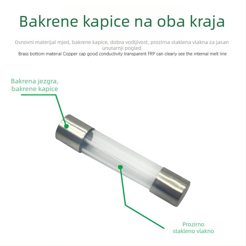 Kutija osigurača s kabelima za električne bicikle, motocikle i skutere – zaštita kruga 250V