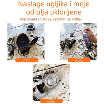 Čistač karburatora za motocikle, čišćenje škrtične klapke i ventila za gas, učinkovito uklanjanje masnih naslaga i karbonskih naslaga