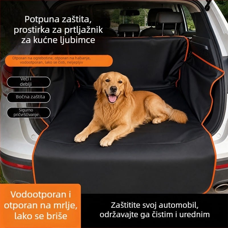 Auto podloga za kućne ljubimce – za stražnje i suvozačko sjedalo, leglo za pse srednje i velike veličine, otporna na prljavštinu