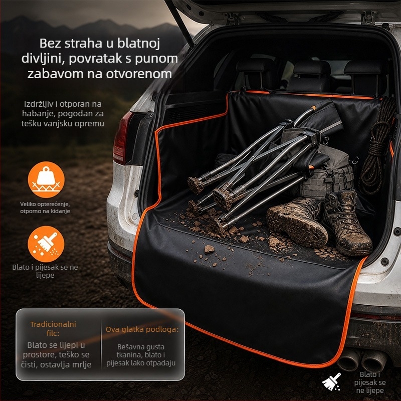 Auto podloga za kućne ljubimce – za stražnje i suvozačko sjedalo, leglo za pse srednje i velike veličine, otporna na prljavštinu