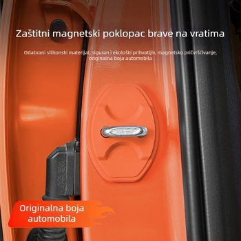 Silikonski magnetski poklopac brave unutarnjih vrata Ledao L60/L90, s jastučićem za ublažavanje udaraca