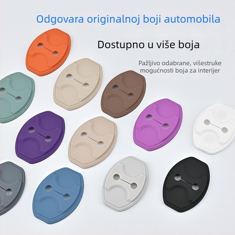 Silikonski magnetski poklopac brave unutarnjih vrata Ledao L60/L90, s jastučićem za ublažavanje udaraca