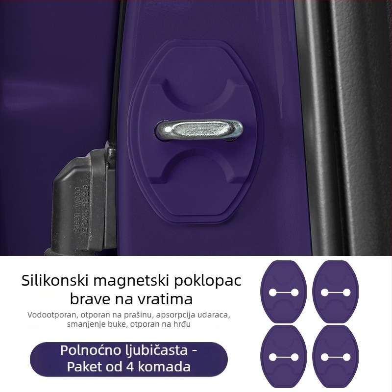 Silikonski magnetski poklopac brave unutarnjih vrata Ledao L60/L90, s jastučićem za ublažavanje udaraca