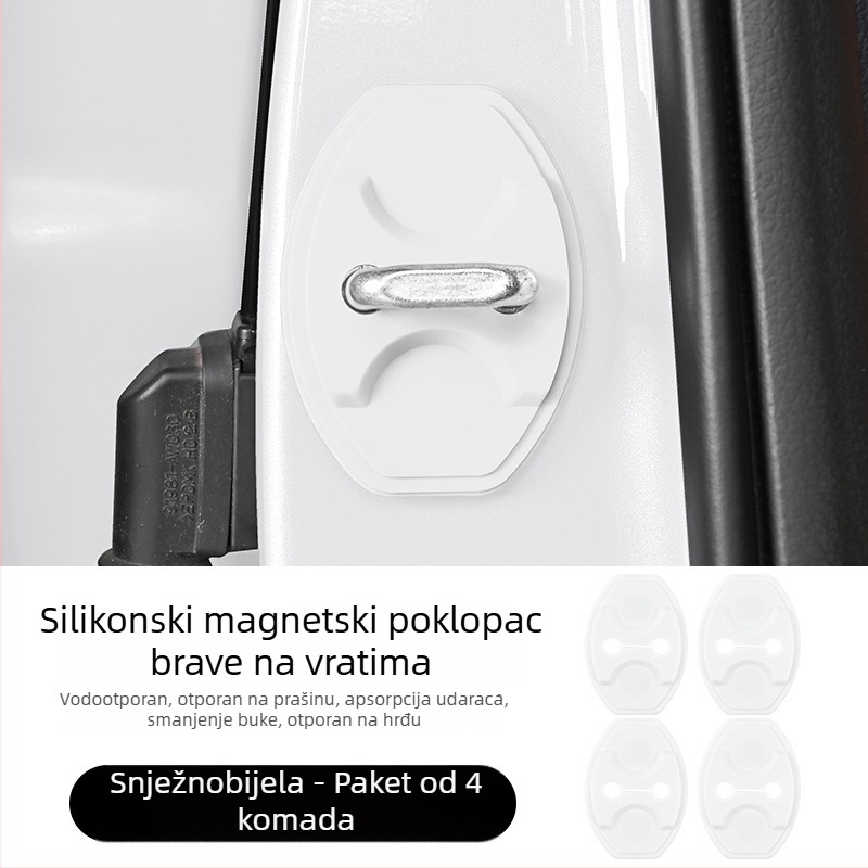Silikonski magnetski poklopac brave unutarnjih vrata Ledao L60/L90, s jastučićem za ublažavanje udaraca