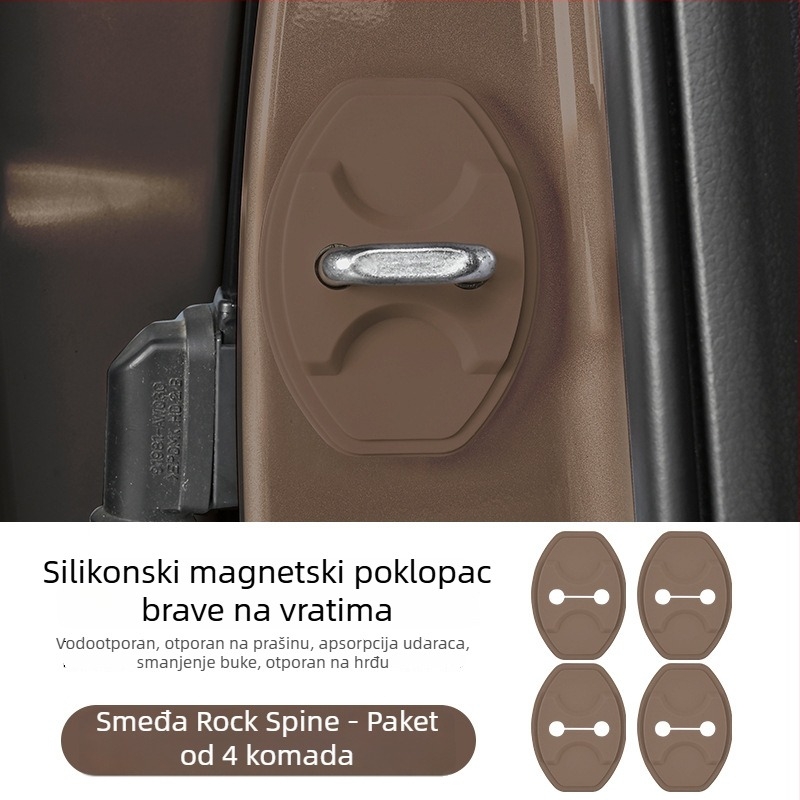 Silikonski magnetski poklopac brave unutarnjih vrata Ledao L60/L90, s jastučićem za ublažavanje udaraca