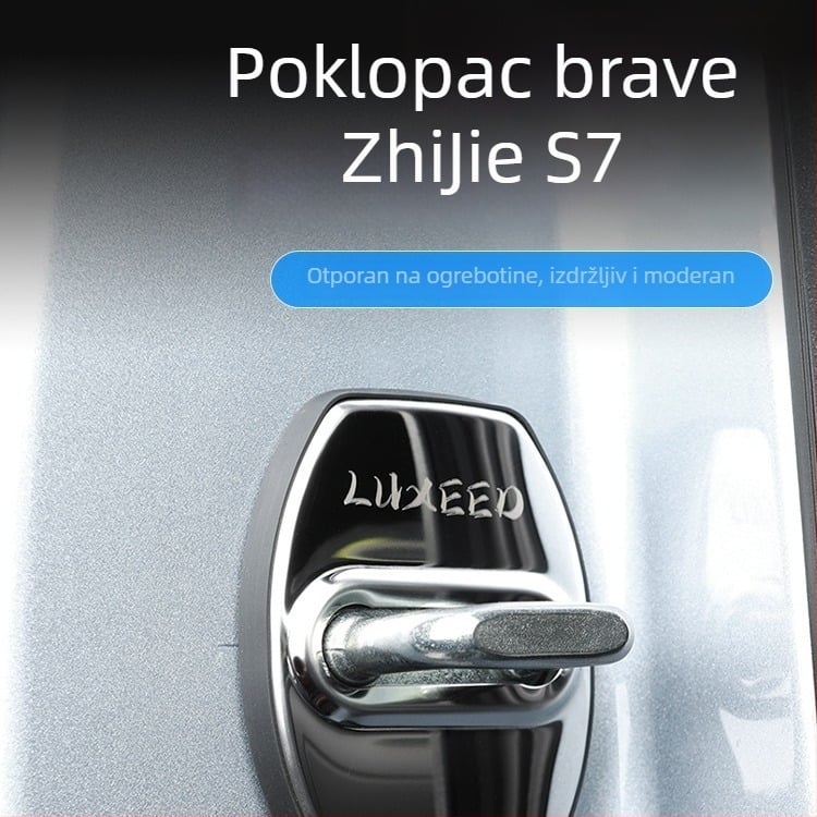 Poklopac brave vrata S7 – nehrđajući čelik, dekorativni zaštitni poklopac protiv korozije