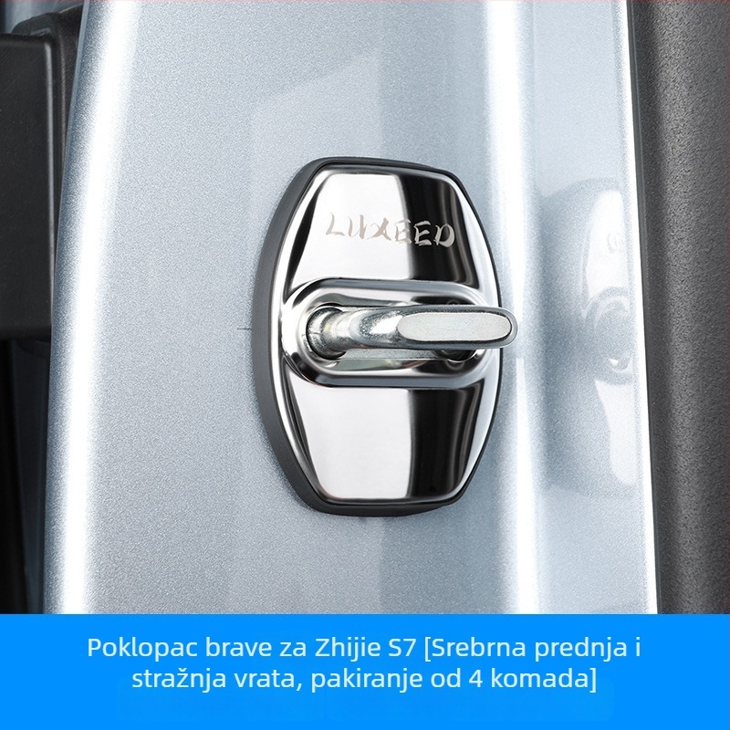Poklopac brave vrata S7 – nehrđajući čelik, dekorativni zaštitni poklopac protiv korozije
