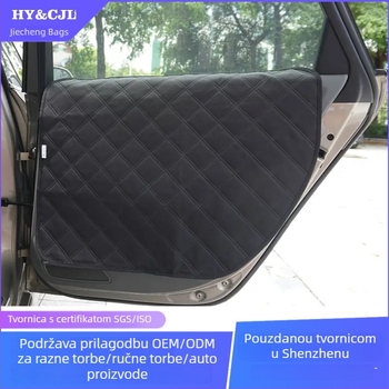 Prilagođeni antizagađiva prostirka za vrata automobila, prostirka za prozor za kućne ljubimce, lako čišiva prostirka za psa, s držačem za vješanje na vrata automobila