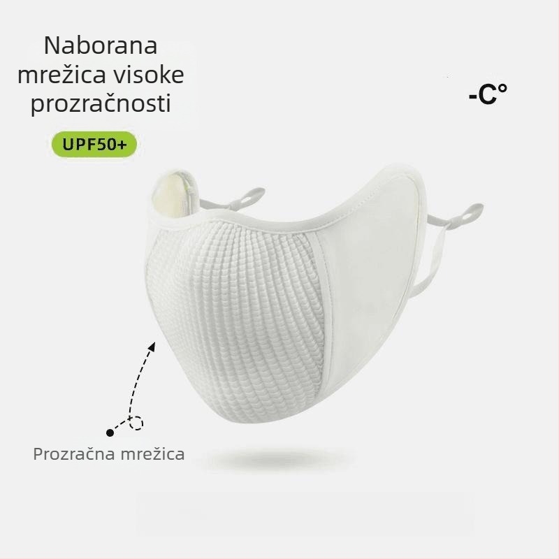 Prozračna maska za outdoor planinarenje, 3D oblik, jednostavan i stiliziran dizajn, svestrana za proljeće i ljeto, novi model za sport i biciklizam