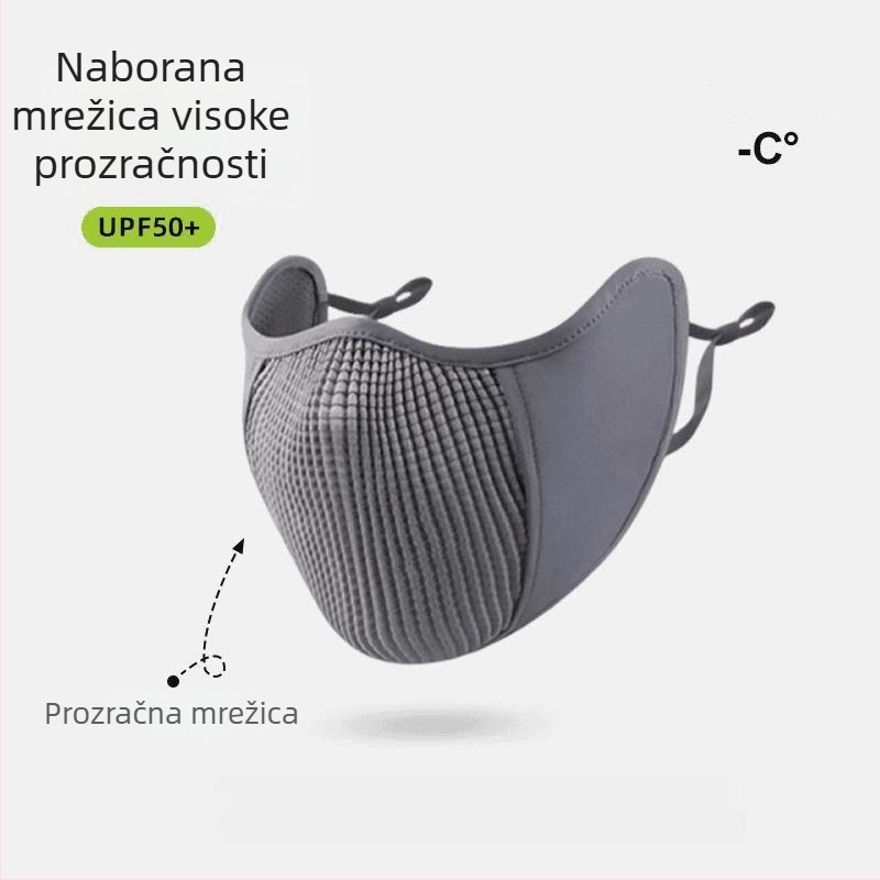 Prozračna maska za outdoor planinarenje, 3D oblik, jednostavan i stiliziran dizajn, svestrana za proljeće i ljeto, novi model za sport i biciklizam