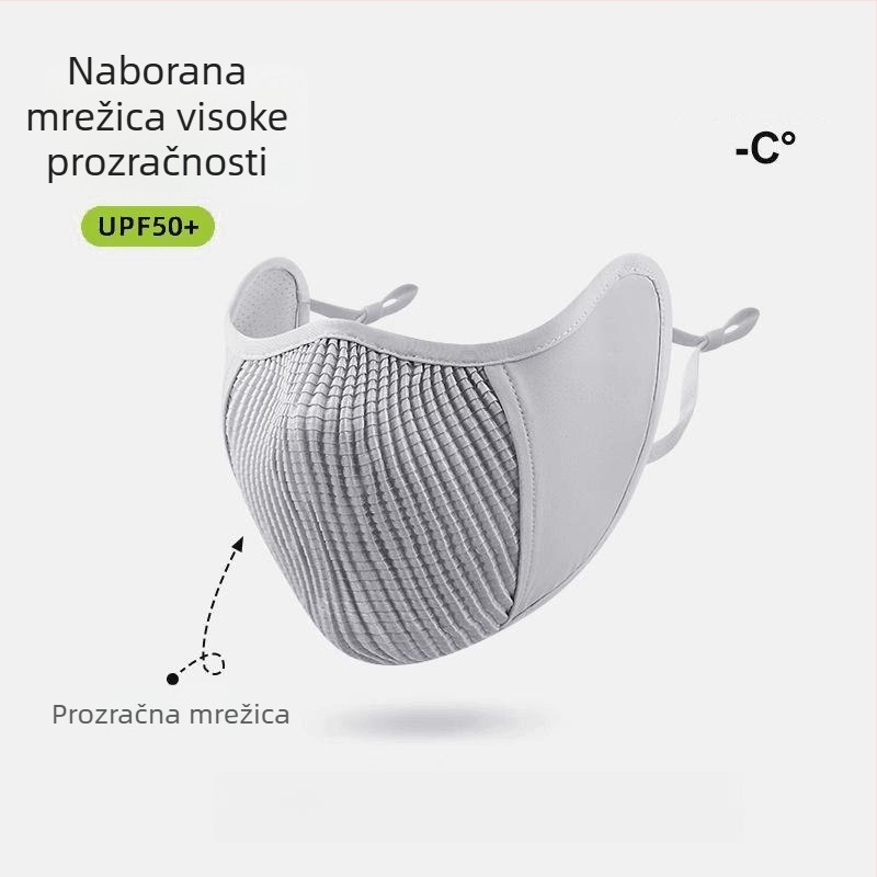 Prozračna maska za outdoor planinarenje, 3D oblik, jednostavan i stiliziran dizajn, svestrana za proljeće i ljeto, novi model za sport i biciklizam