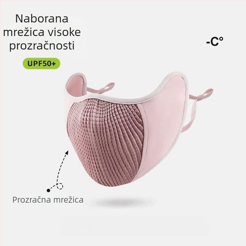 Prozračna maska za outdoor planinarenje, 3D oblik, jednostavan i stiliziran dizajn, svestrana za proljeće i ljeto, novi model za sport i biciklizam