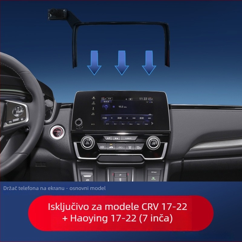 Držač zaslona za automobil kompatibilan s Honda CR-V, UR-V, Accord, Civic, HR-V i Odyssey
