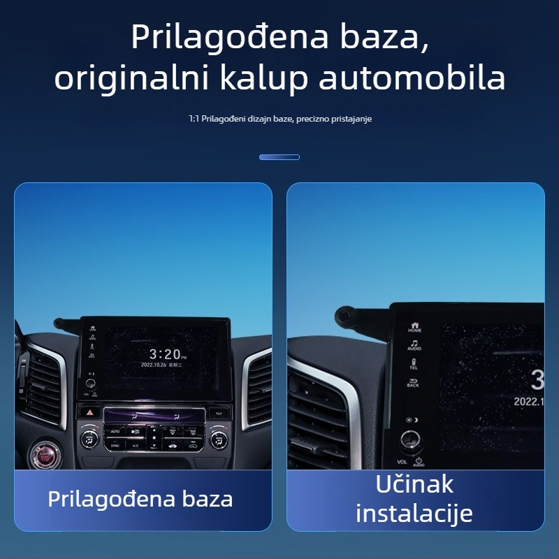 Držač zaslona za automobil kompatibilan s Honda CR-V, UR-V, Accord, Civic, HR-V i Odyssey