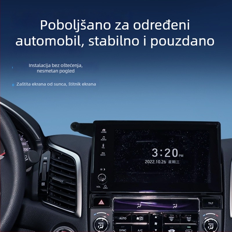 Držač zaslona za automobil kompatibilan s Honda CR-V, UR-V, Accord, Civic, HR-V i Odyssey
