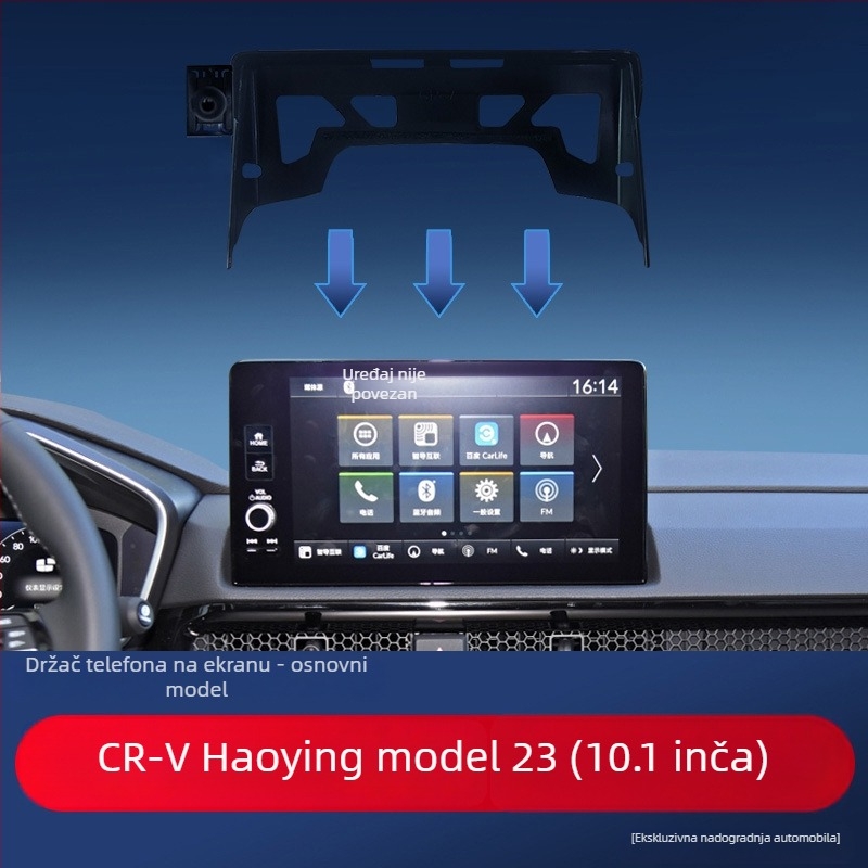 Držač zaslona za automobil kompatibilan s Honda CR-V, UR-V, Accord, Civic, HR-V i Odyssey