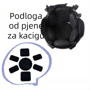 Alat za podešavanje veličine kacige s odvojivim unutarnjim jastučićem za kacige s punim licem – Taktički dodaci