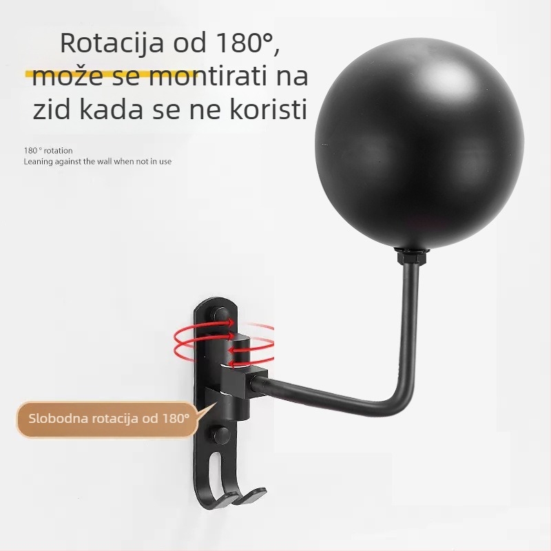 Zidni držač za kacige i vješalica za kapute, organizator sportskog opreme