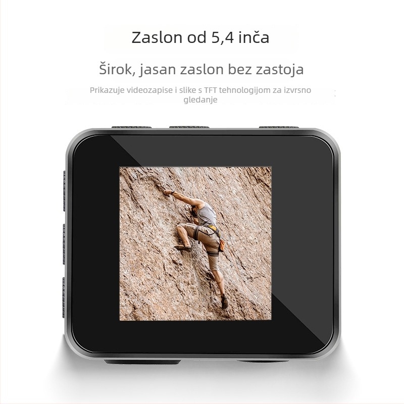 4K akcijska kamera s elektroničkom stabilizacijom slike, vodootporna, Wi-Fi, daljinsko upravljanje putem pametnog telefona, 64GB