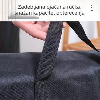 Ekstra velika torba za prtljagu od Oxford platna, debela, za preseljenje i skladištenje odjeće i deke, s ručkom