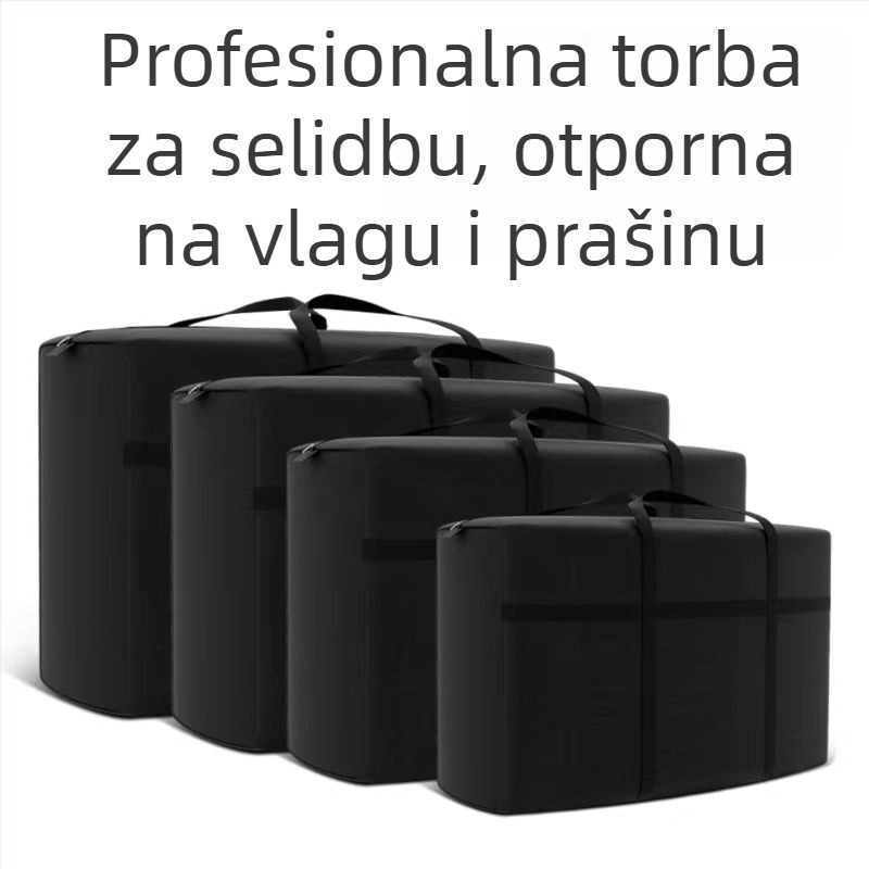 Ekstra velika torba za prtljagu od Oxford platna, debela, za preseljenje i skladištenje odjeće i deke, s ručkom