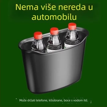 Automobilski koš za otpatke na vratima, višenamjenska kutija za pohranu i držač kišobrana, unutarnja oprema automobila