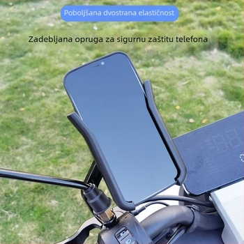 Držač za telefon na upravljaču za motocikl, električno vozilo, bicikl i planinski bicikl, vodootporan